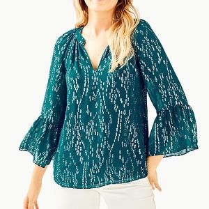 Lilly Pulitzer Matilda silk top